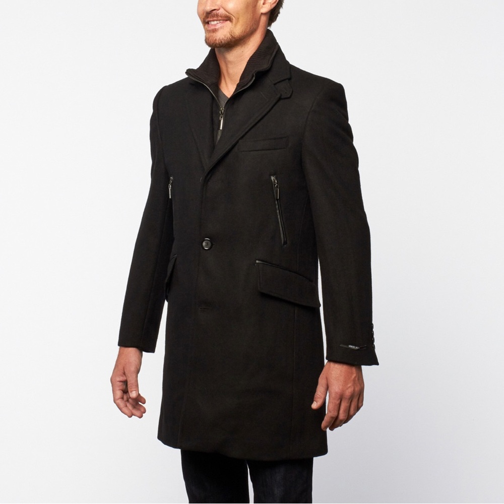 Black Military Inspired Coat